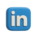 LinkedIn 3D logo