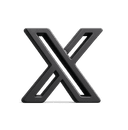 Twitter 3D logo